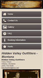 Mobile Screenshot of hiddenvalleyoutfitters.net